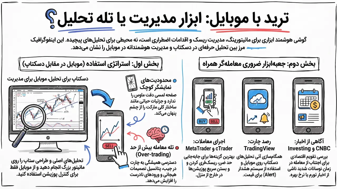 اپلیکیشن های موبایل برای ترید