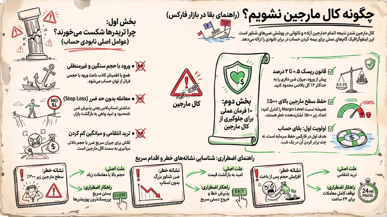 روشهای جلوگیری از کال مارجین در فارکس | آریا ترید