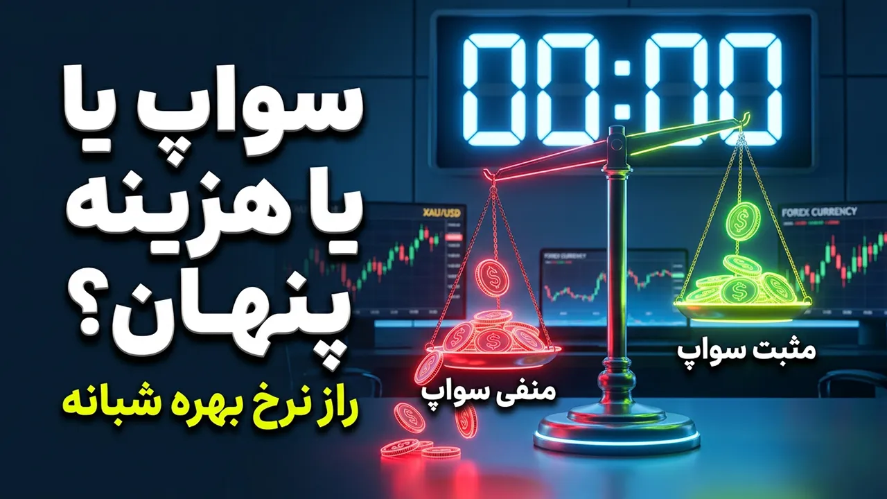 نرخ بهره شبانه یا سواپ چیست؟ آموزش مدیریت کارمزد | آریا ترید