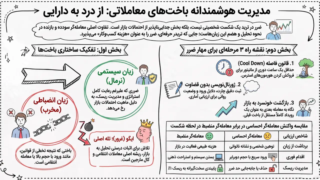 مدیریت هوشمندانه باخت معاملاتی